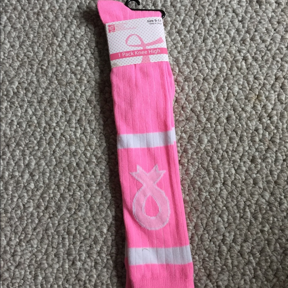 Breast Cancer Awareness Socks Size‎ 9-11